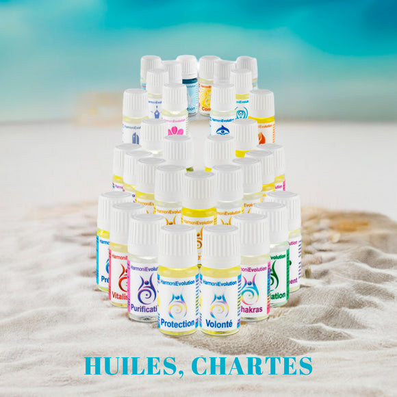 Ensemble Complet des huiles et chartes